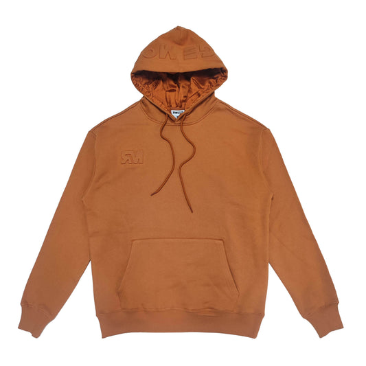 Embossed Light Brown Hoodie