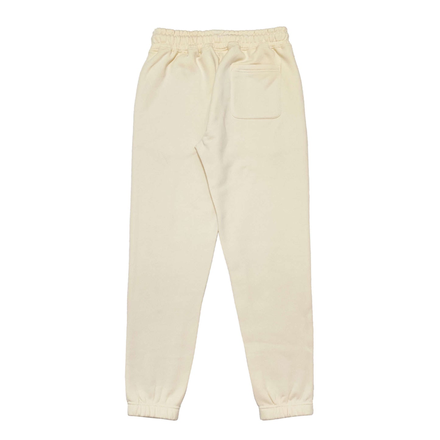 Embossed beige sweatpants