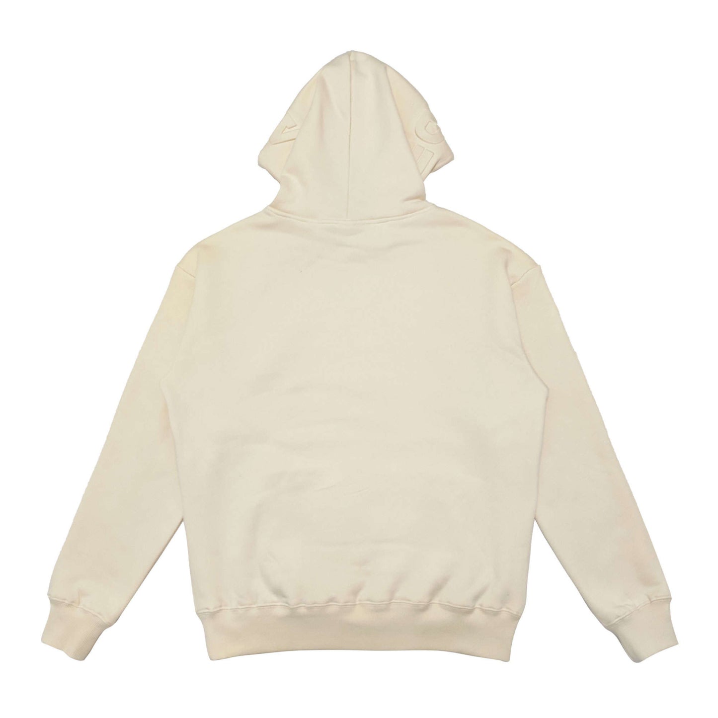 Embossed Beige hoodie