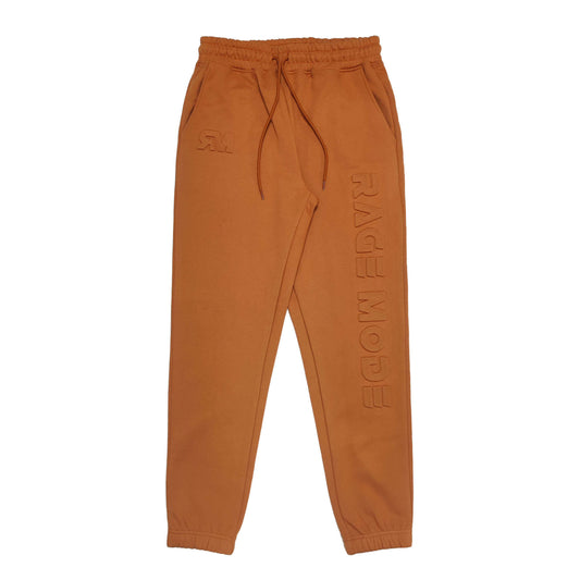 Embossed Light Brown Sweatpants